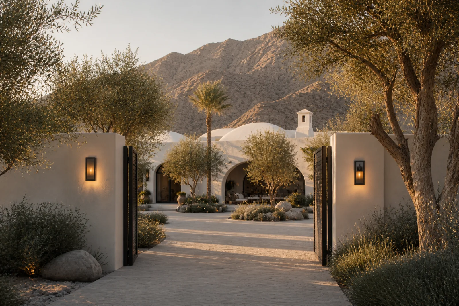 Villa Azure — Arrival & Entry